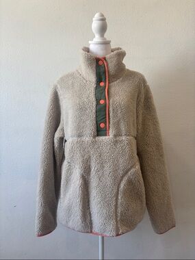 L.L. Bean Sherpa Fleece Pullover NWT